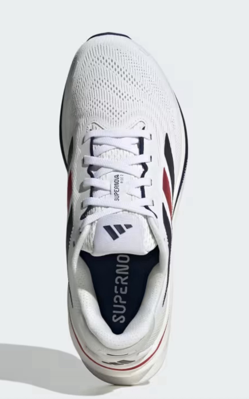 adidas Supernova Rise 2 W White/ Navy/ Red women’s 8 Running Shoe JQ0524