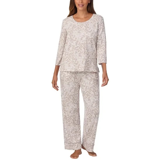 Carole Hochman Midnight Women’s 3-Piece Cotton PJ Set or tank or pant