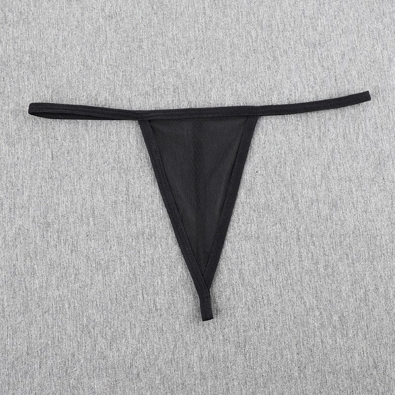 5 Pack Lot Sexy Womens See Through Sheer Panties Thongs G string Underwear Brief