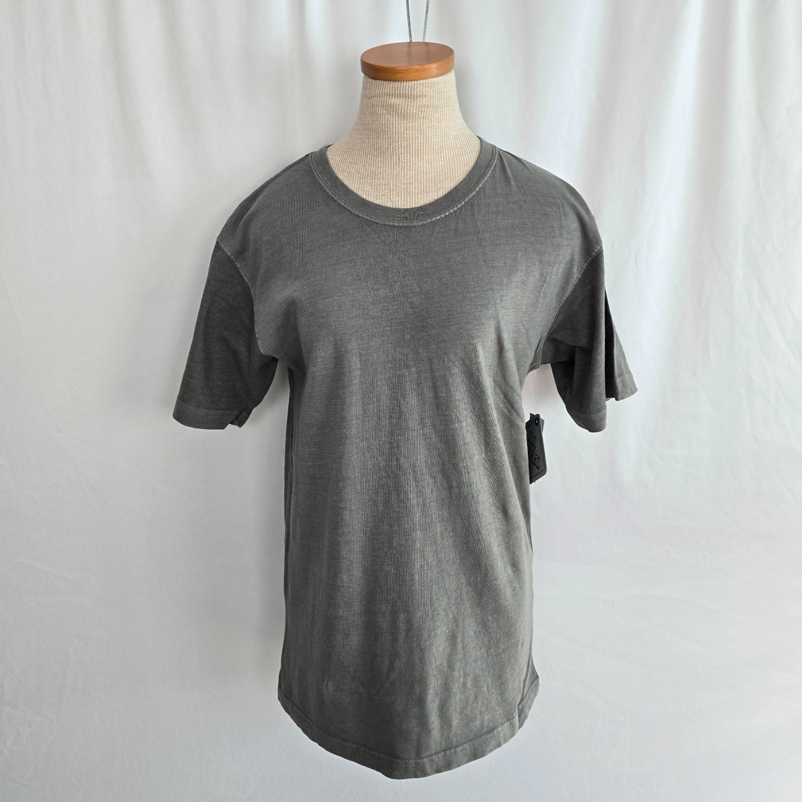 U.S. Apparel Cotton T-Shirt Women’s S Charcoal Crew Neck Short Sleeve NWT