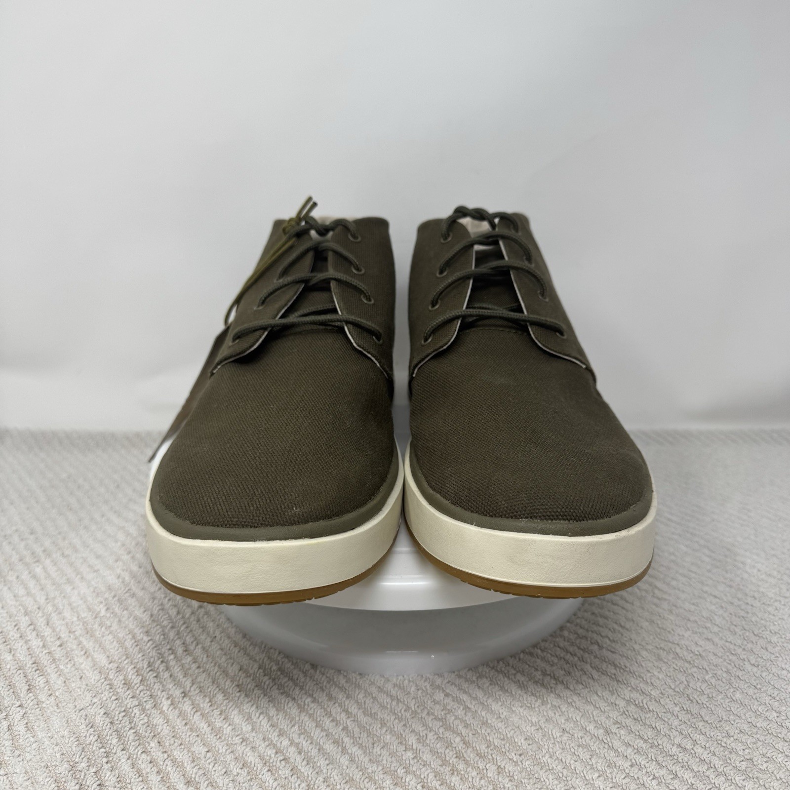 OluKai Papaku Chukka Boots Men’s Size 10 Olive Green Casual Canvas NEW