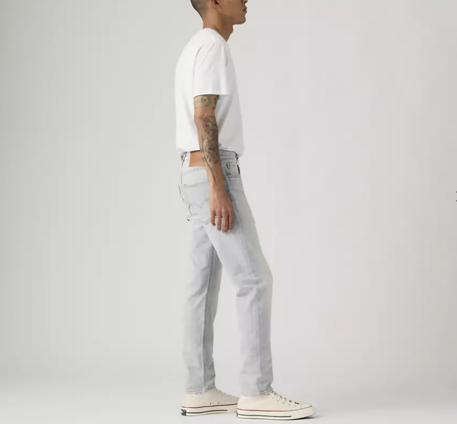 Levi’s 512™ Slim Taper Linen+ Denim Lightweight Men’s Jeans – Pale Moonlight