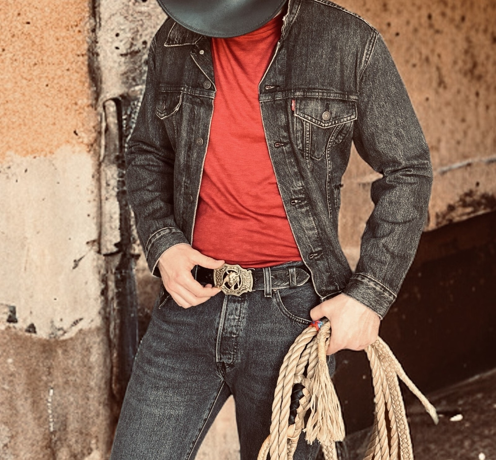 Belt Buckle for Men Western Rodeo Cowboy Solid Brass For Belt 1.5″ (Buckle Only)
