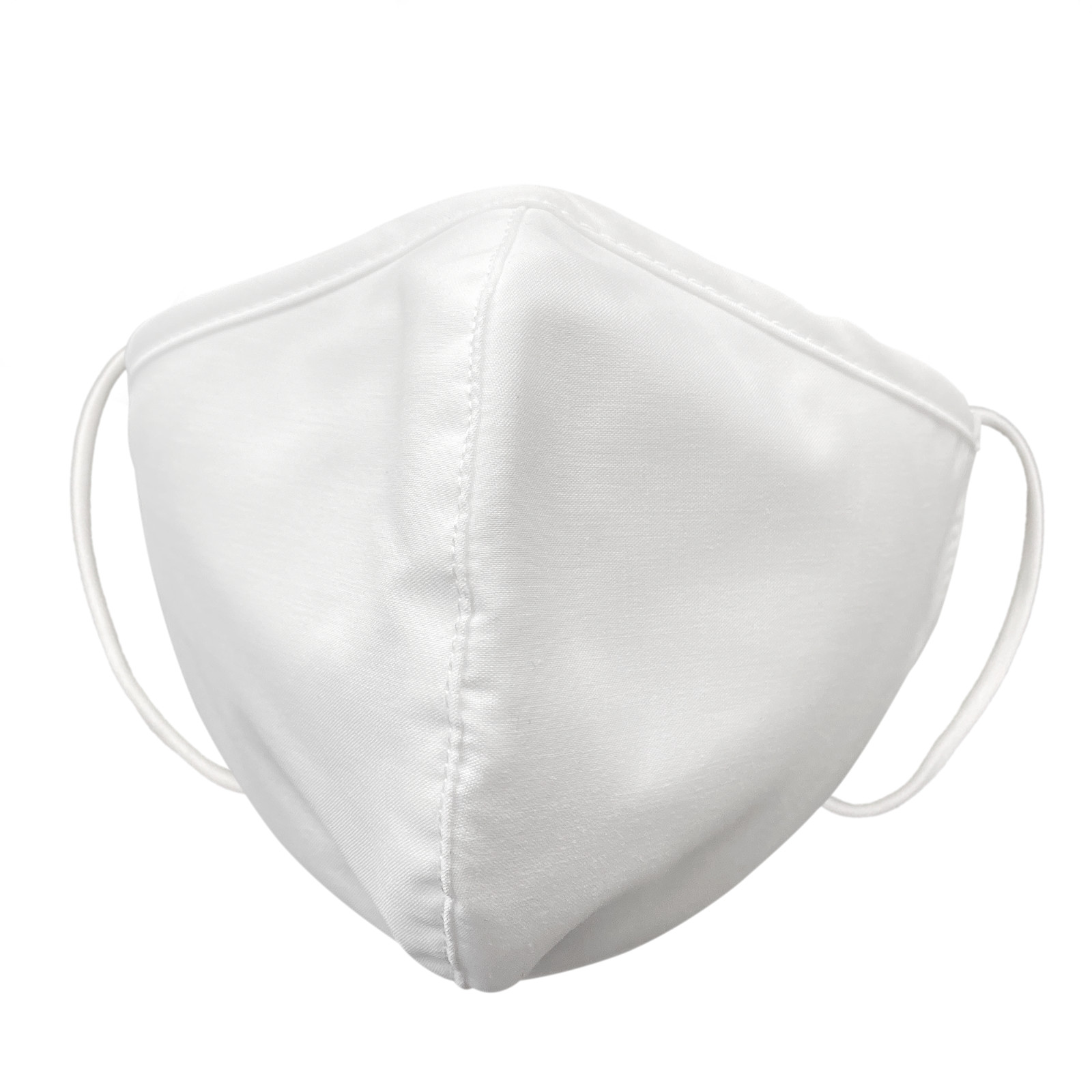 4 pcs Face Mask waterproof triple layer Face Mask Reusable Washable white