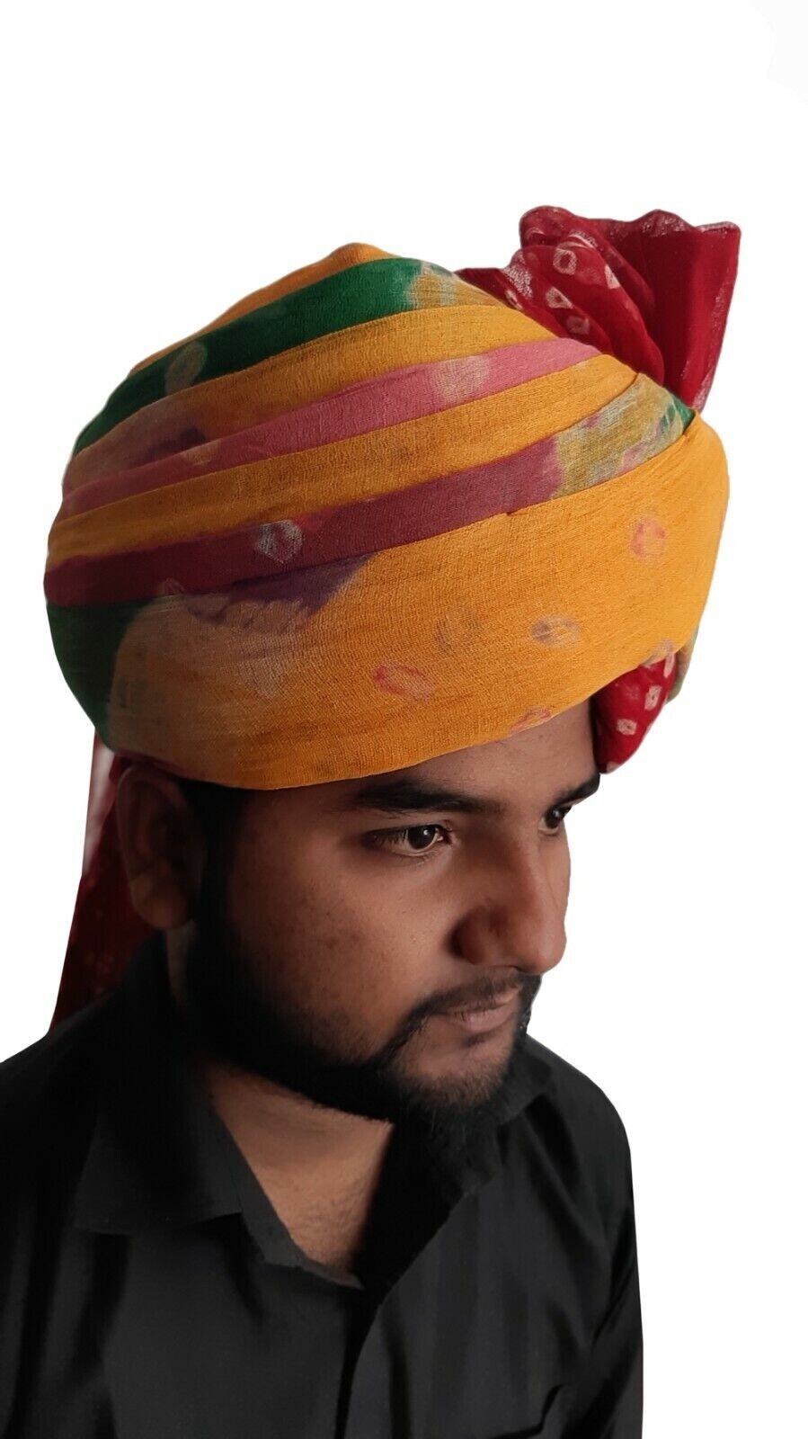 Men Hat Top Safa Indian Pagri Handmade MultiColor Safa Wedding Turban Head Wear