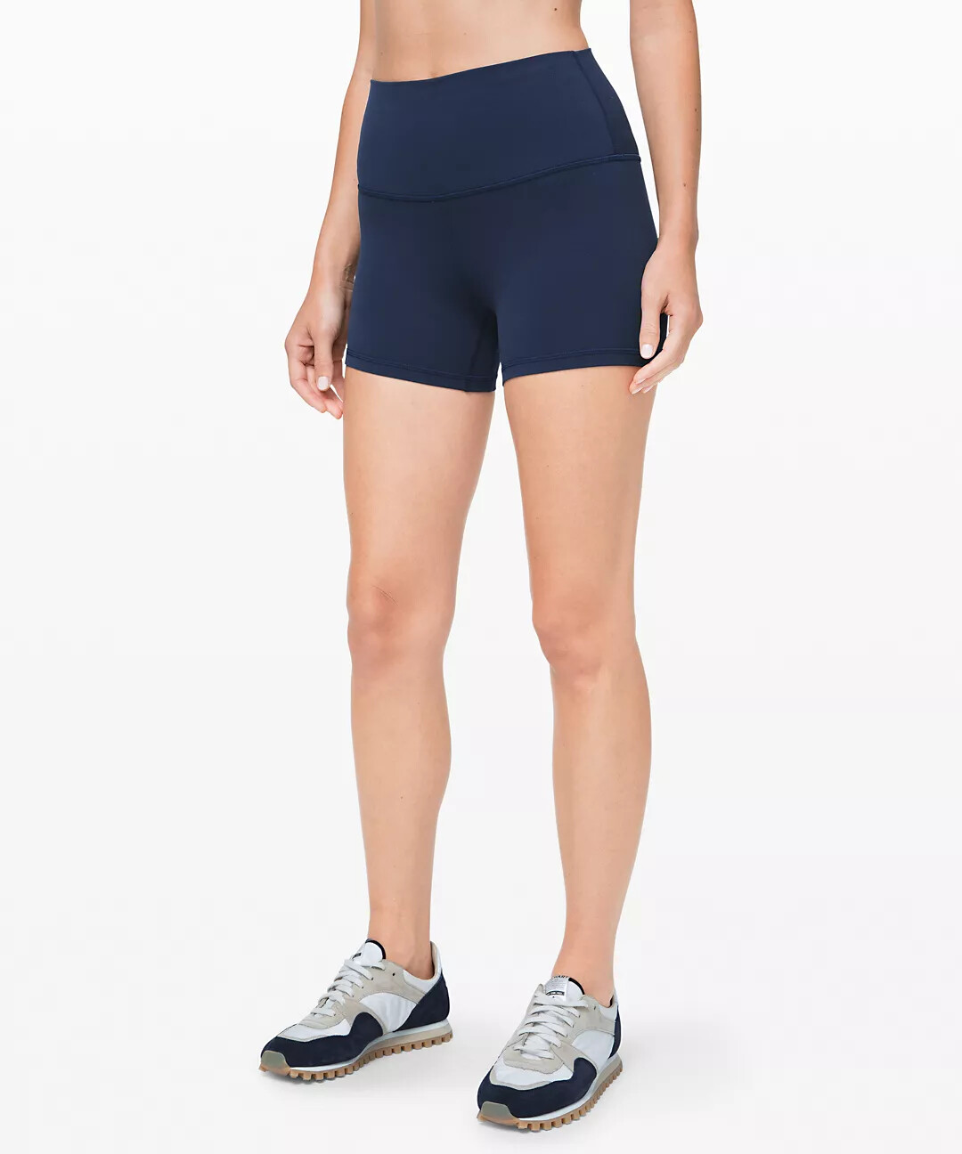 LULULEMON ALIGN HIGHRISE SHORTS 4″ NAVY BLUE MULTIPLE SIZES NEW