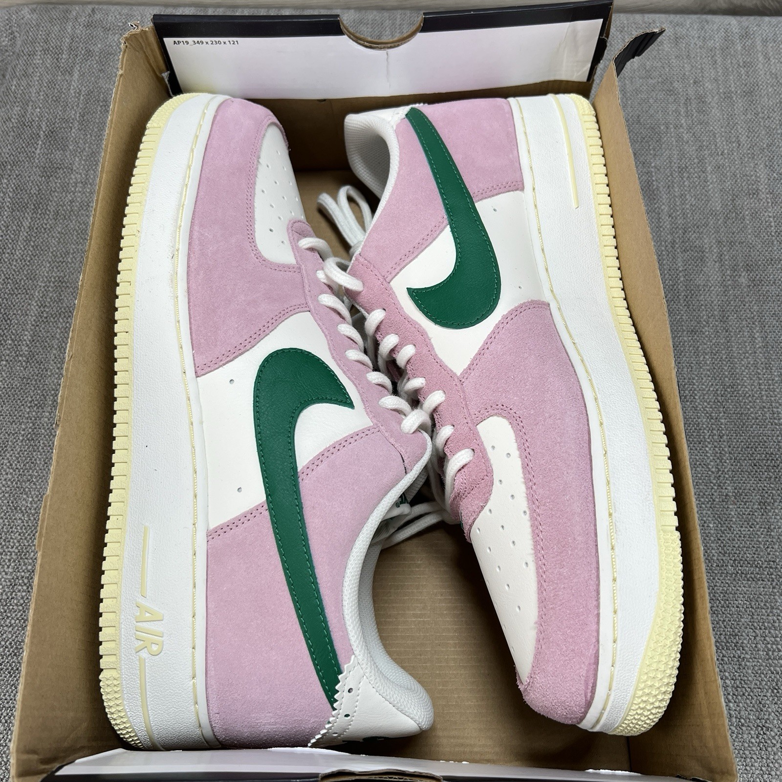 Nike Air Force 1 ’07 LV8 Low Back 9 Soft Pink Nby FV9346-100 Mens Size 14