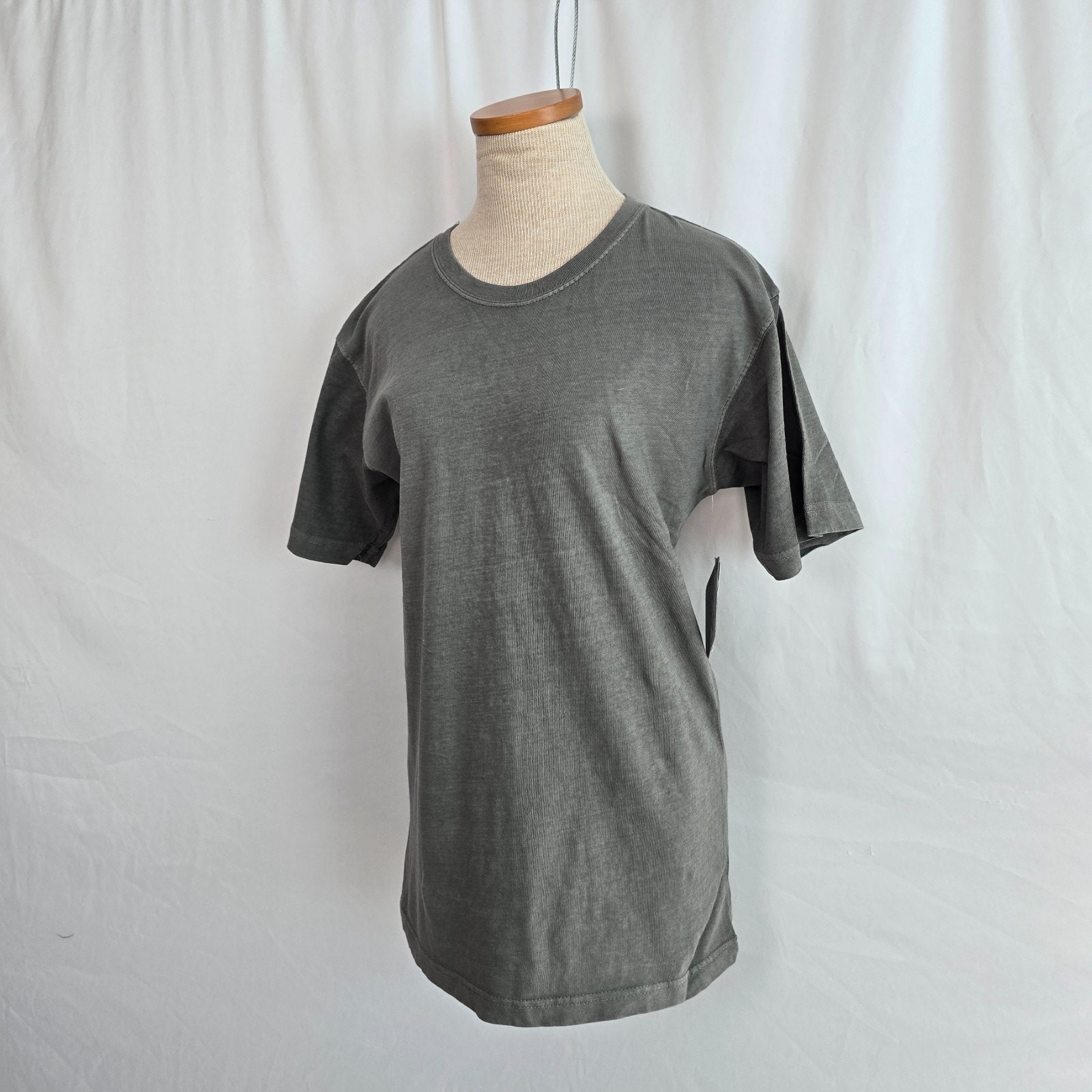 U.S. Apparel Cotton T-Shirt Women’s S Charcoal Crew Neck Short Sleeve NWT
