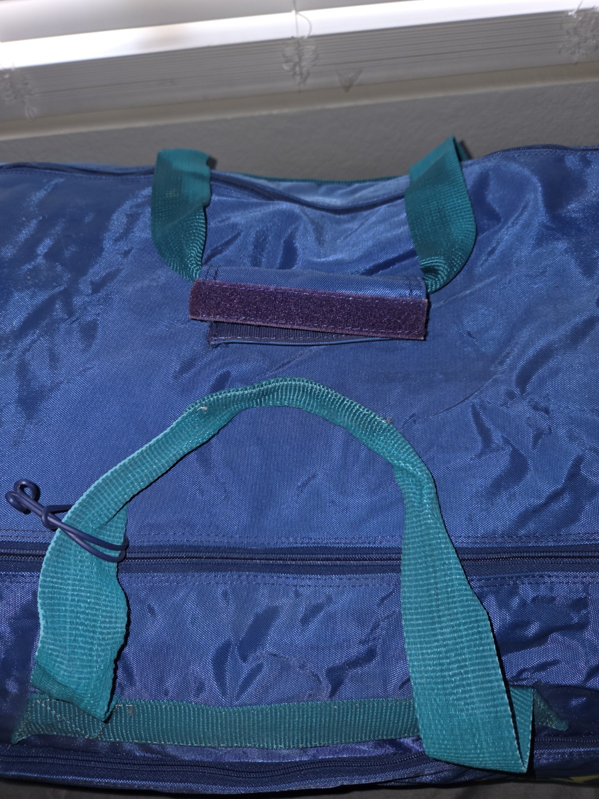 VTG 70s 80s Adidas Duffle Bag West Germany Made In Republic Of Korea 31″x13″x13″