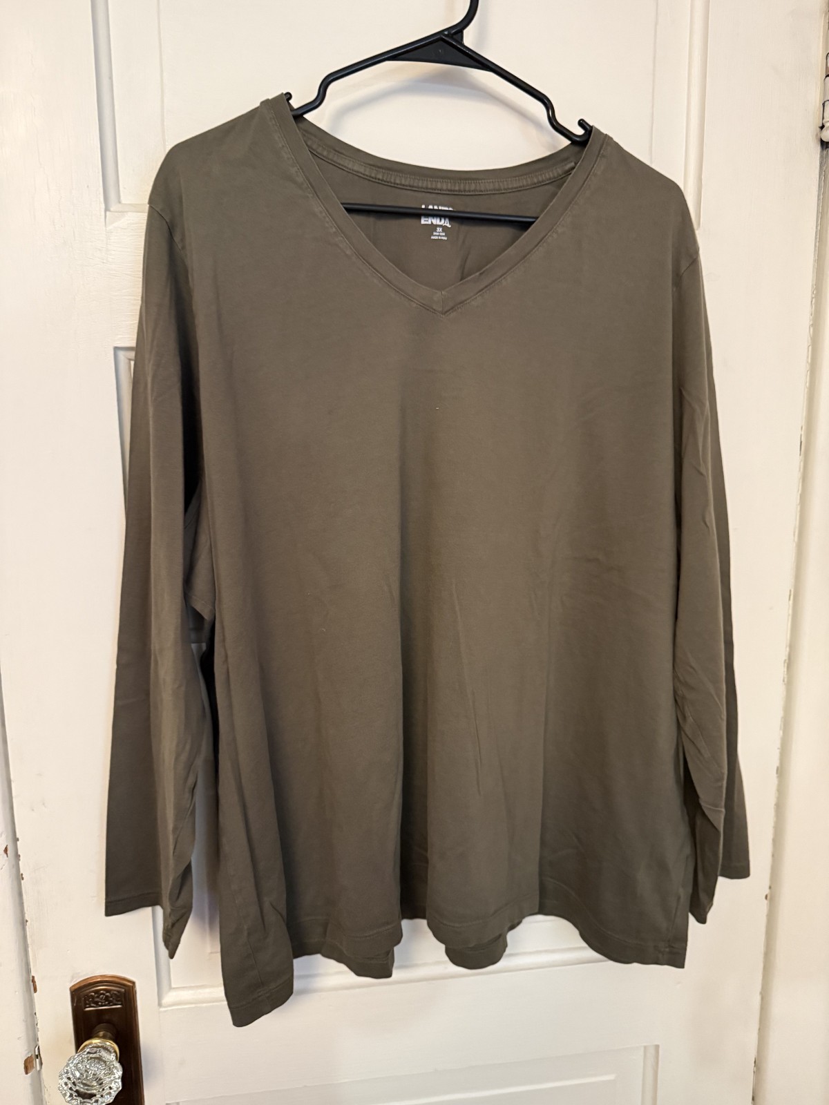 Lot of three Lands End cotton long sleeve tees 3X 3XL 24W 26W