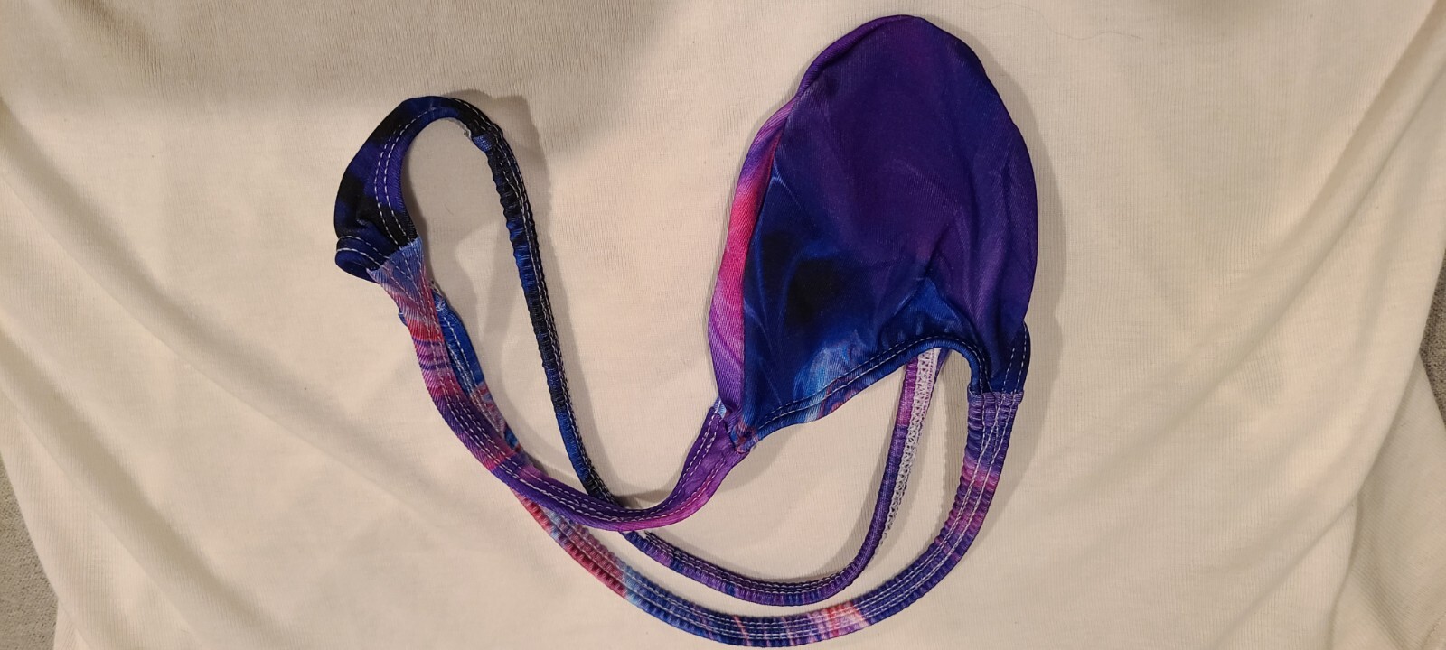 USA SELLER MENS SEXY BLUE/PURPLE SWIRL GRAPE SMUGGLERS MICRO THONG-(L/XL 34-38)