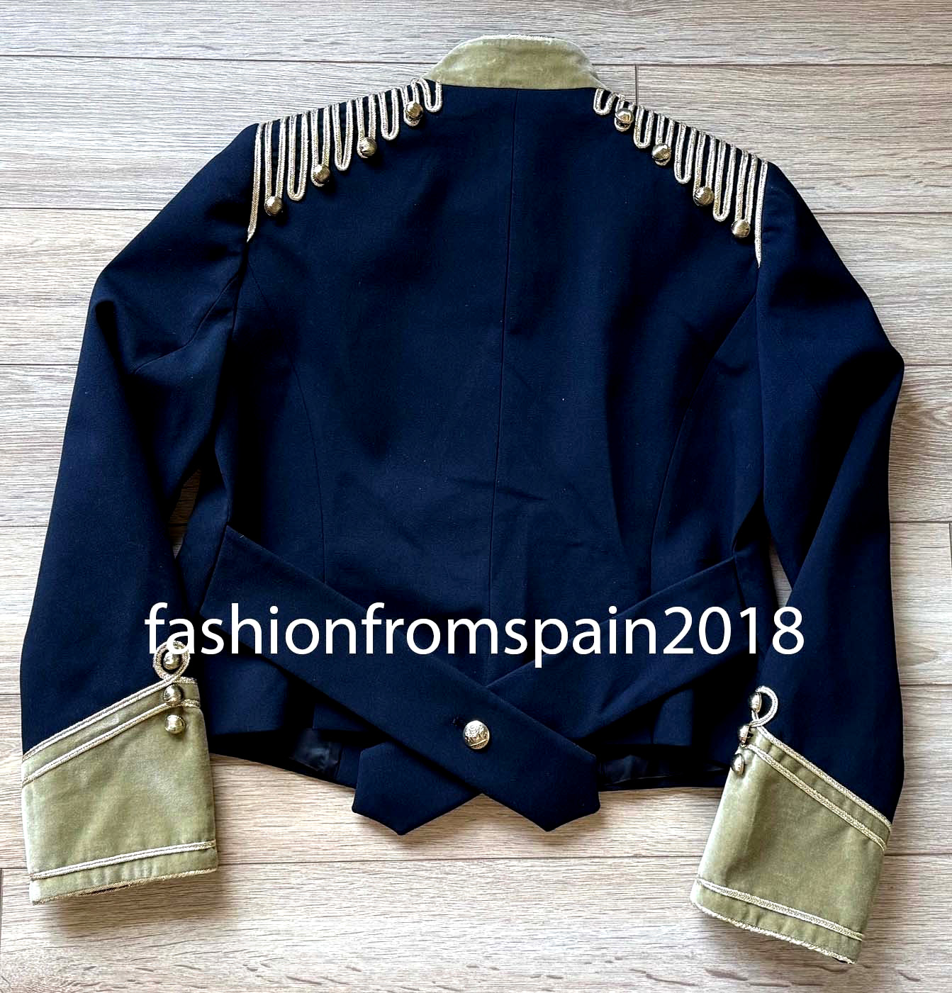 ZARA NEW WOMAN ARMY ZW COLL LIMITED TOGGLE JACKET DARK NAVY XS-L 2453/326/422
