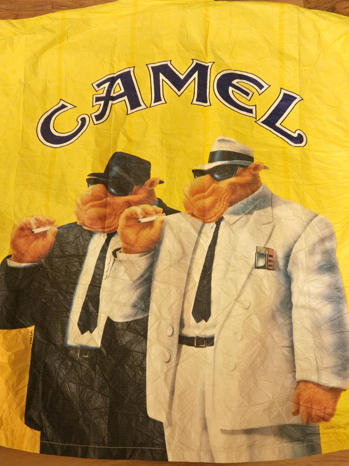 Vintage 1992 Camel Joe Camel Zip Up Windbreaker Jacket XL ( NEW in OG Packaging)