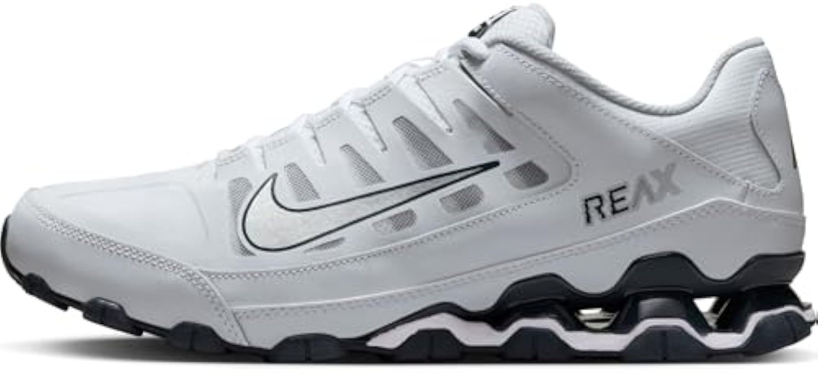 Nike Reax 8 TR Men’s Workout Shoes (White/Classic Charcoal/Pure Platinum/Metalli
