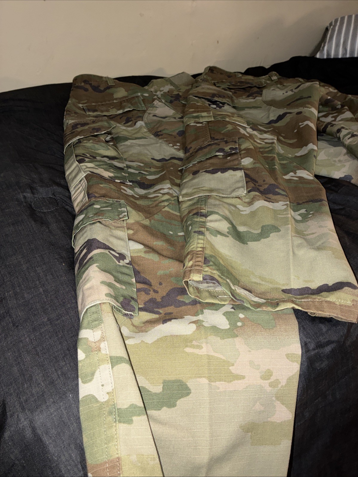 US Army Combat Uniform OCP Pants Medium Short Ripstop Unisex Military ACU