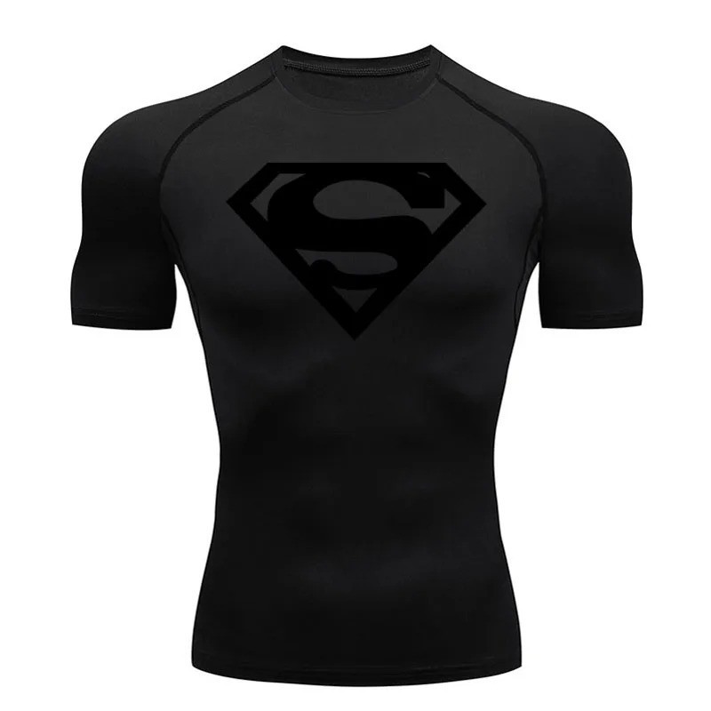 Sports Compression Shirt Men’s T-Shirt Short Sleeve Quick Dry Summer Fitness