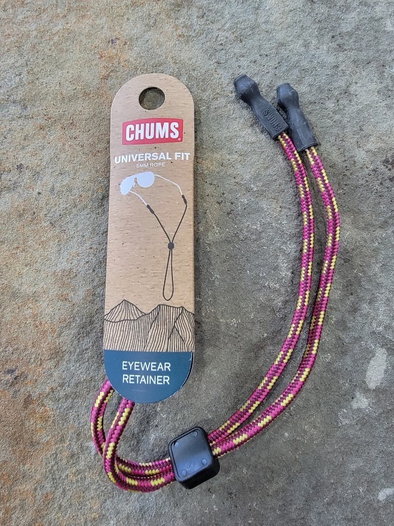 Chums Sunglass Retainer BURGUNDY ( 12102837 ) 5MM ROPE STYLE UNIVERSAL FIT