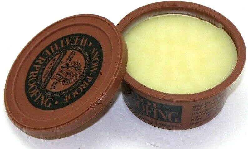 US Fiebing Snow Proof Weatherproofing Paste 3oz plastic tub shoe shine ea E6549