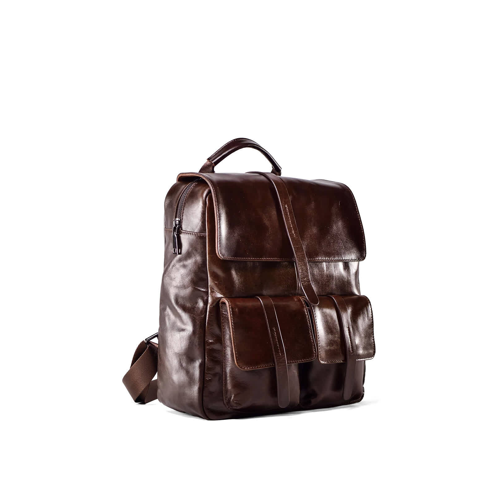 Erivis Black Luxury Womens Leather Bag Large Capacity Casual School Travel
