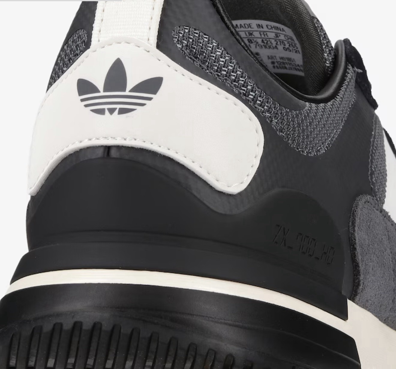 Adidas ZX 700 HD Men’s Athletic Shoes Gray Black Footwear Sneakers H01851 All Sz