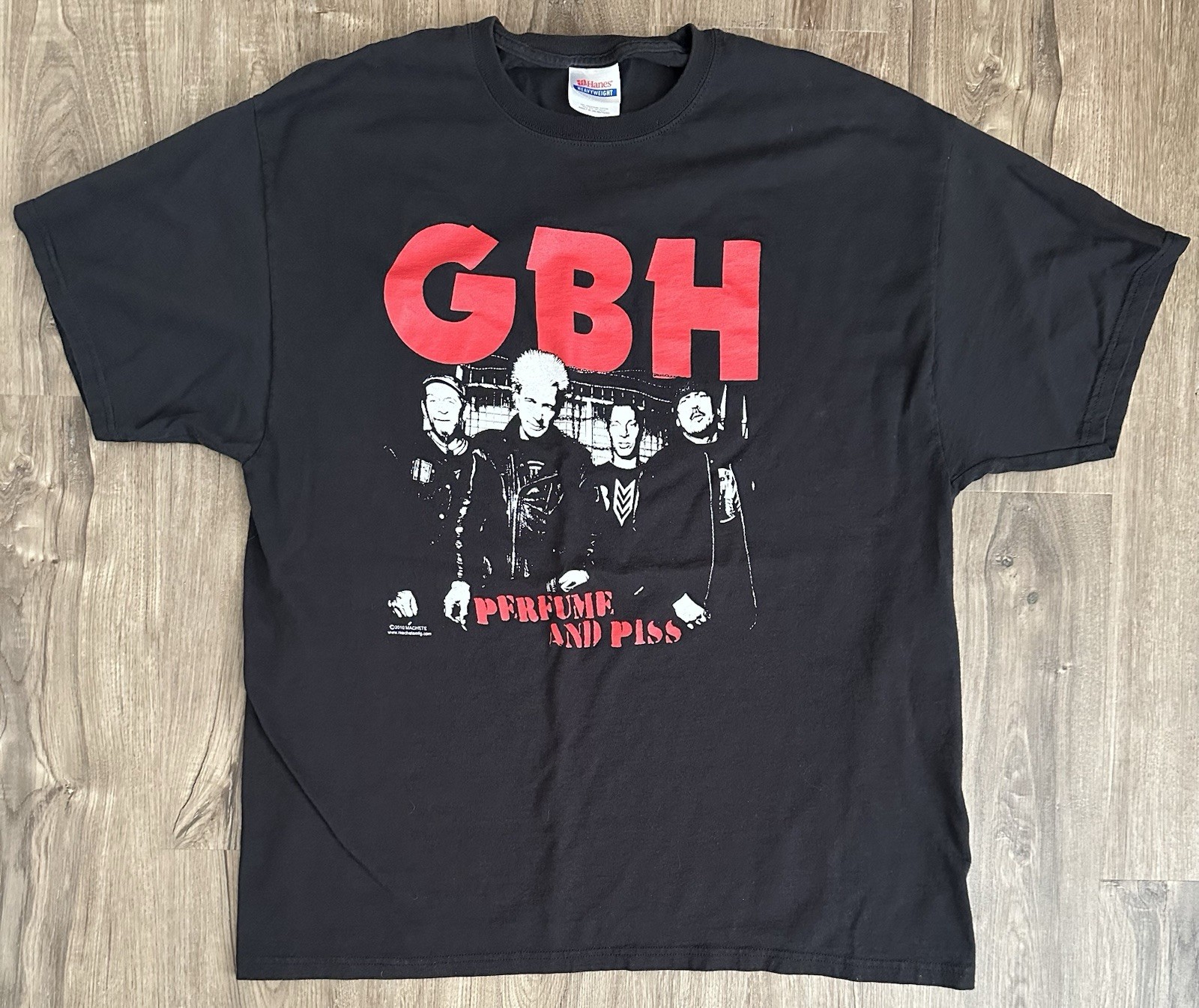 GBH – Perfume & Piss – Used T-shirt – Good Condition