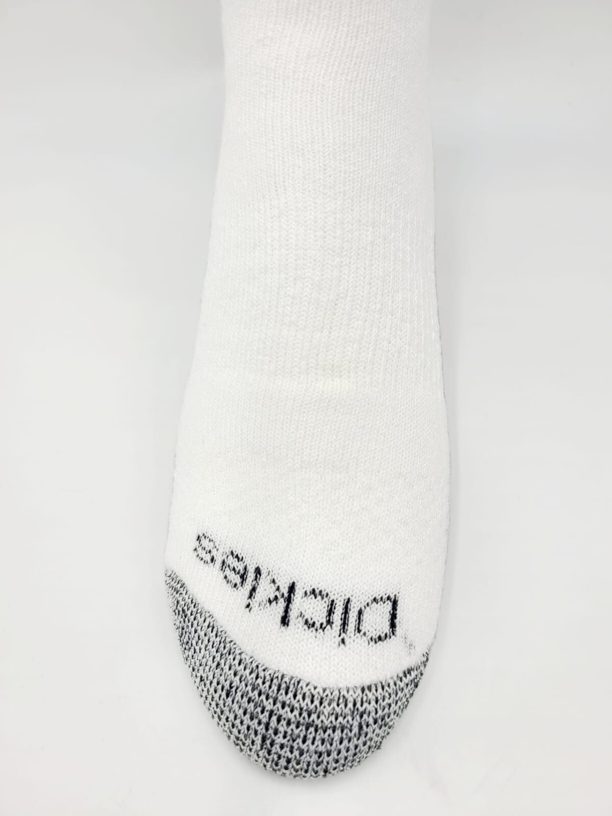 Dickies Men’s Dri-tech Moisture Control Ankle Socks 6 Pairs Size 6-12 White/Gray