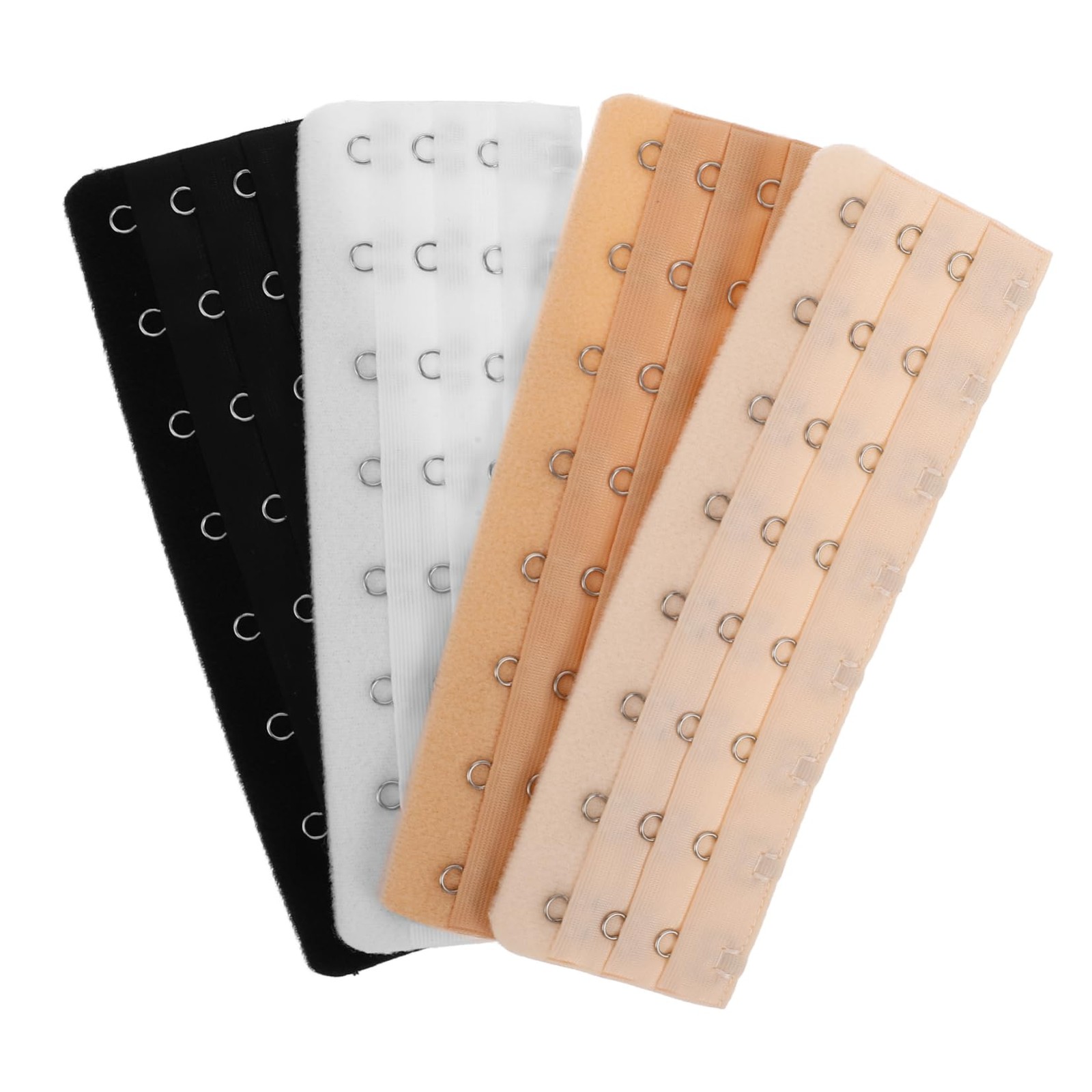 Elastic Bra Band Extender Bra Hook Extension Set 8 Hooks for Adjustable Corset
