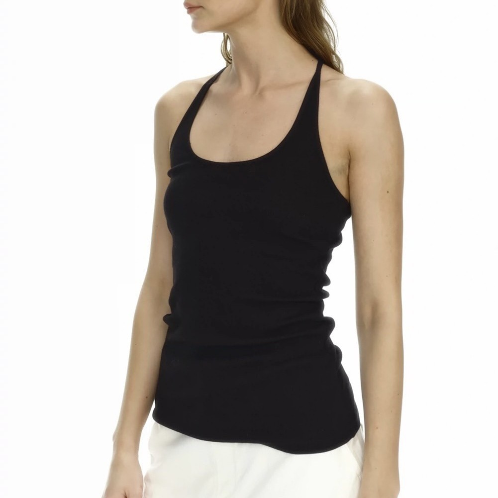 Women’s Comfort-Focused Sleeveless Vest with U Neck and Stretch Paneling
