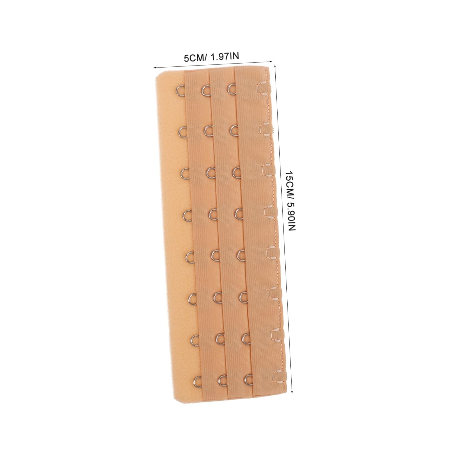 Elastic Bra Band Extender Bra Hook Extension Set 8 Hooks for Adjustable Corset