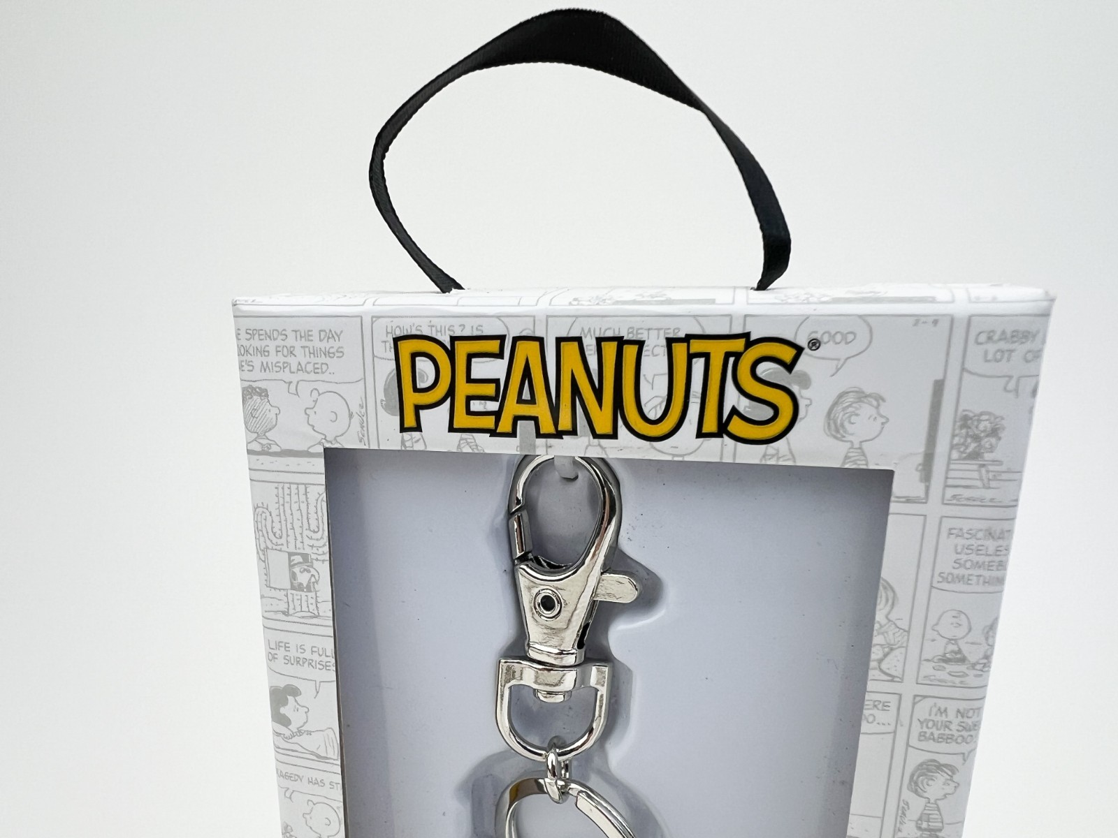 NEW Snoopy Peanuts LA Rocks 3D Crystal Rhinestone Keychain/Clip On Bag Charm NIB