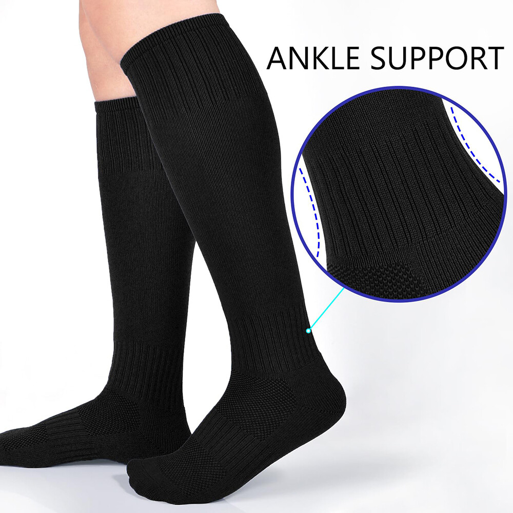 Over Knee High Sports Socks Men Long Athletic Sports Football Soccer Baseball