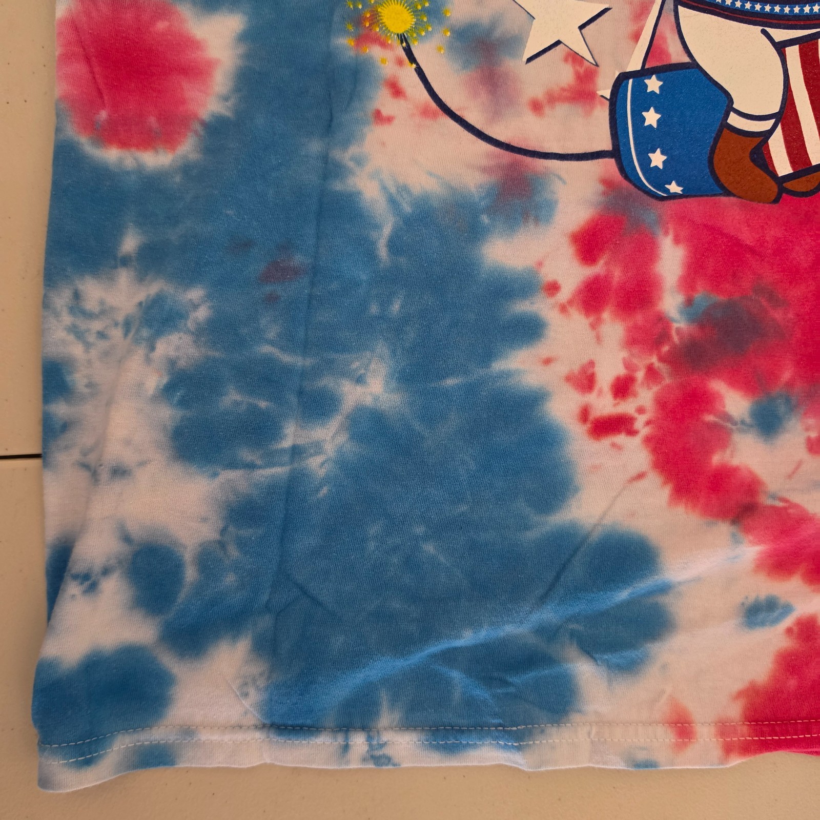 Bucees Red White and Blue Let’s Get Poppin Shirt 4th of July Celebration Adult M