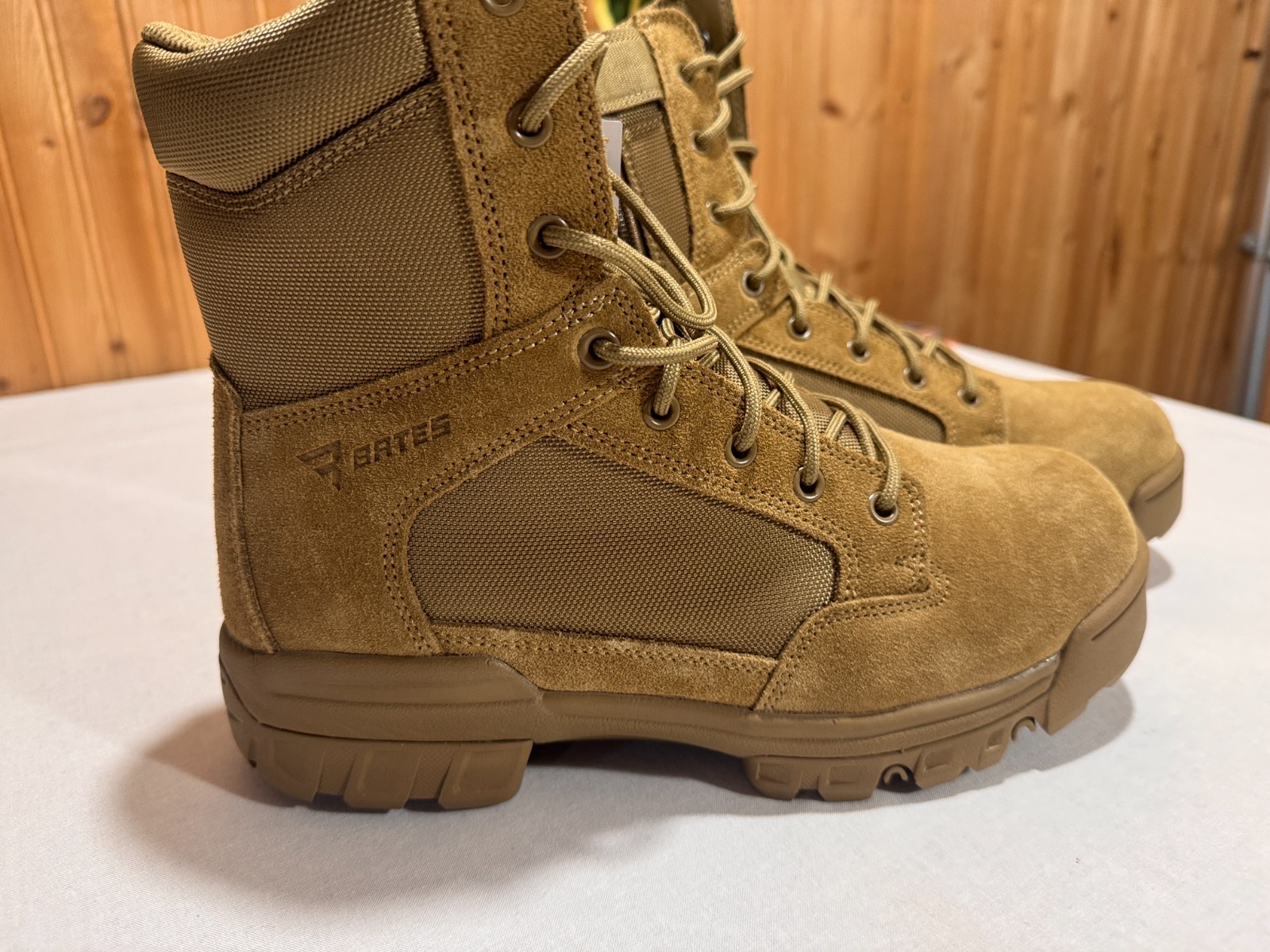 Bates Tac Sport 8″ Zip Tactical Boots E24802 Coyote Brown Men Size 8 9 10 11 NIB