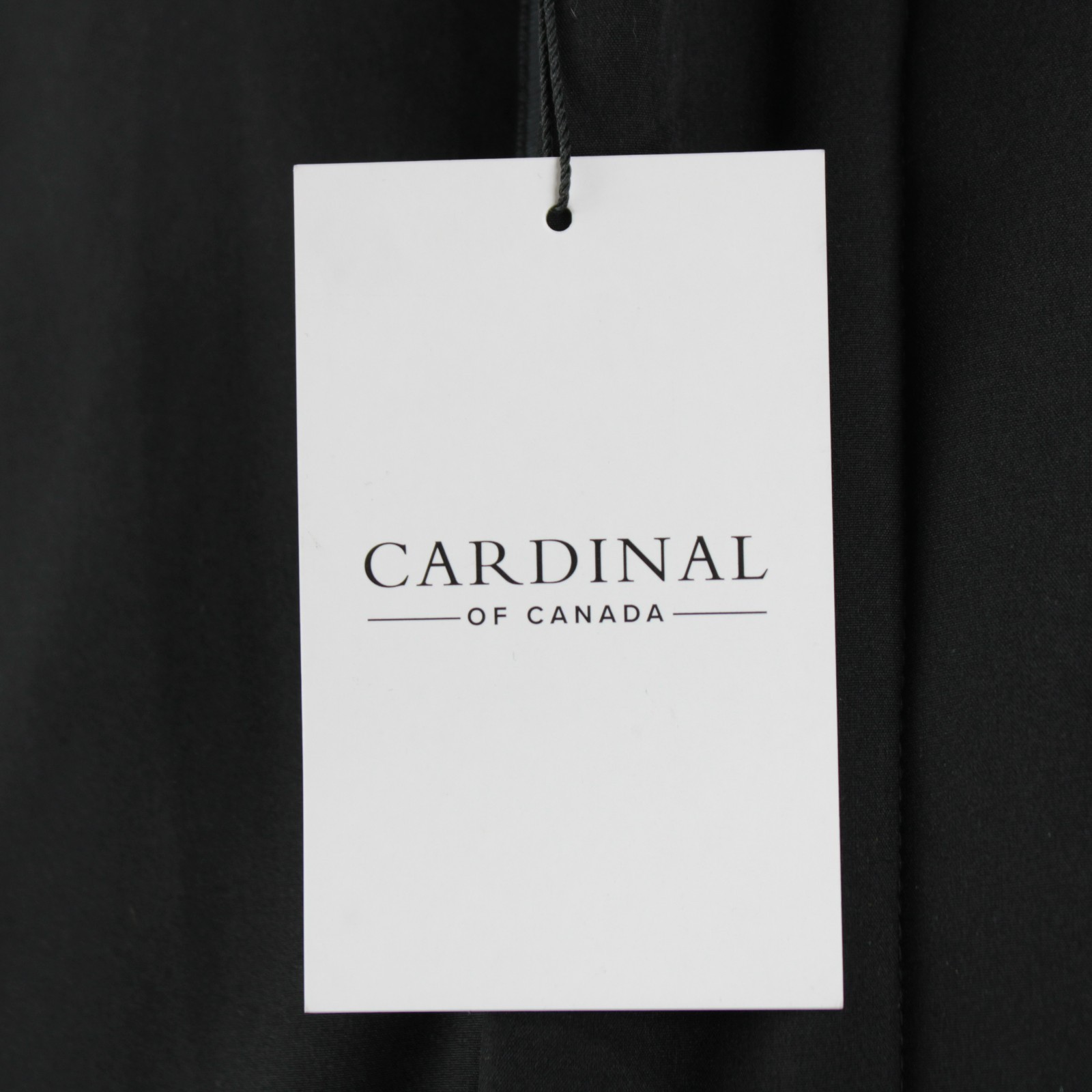 Cardinal of Canada NWT Polyester Blend Down Coat Size XL US In Solid Black