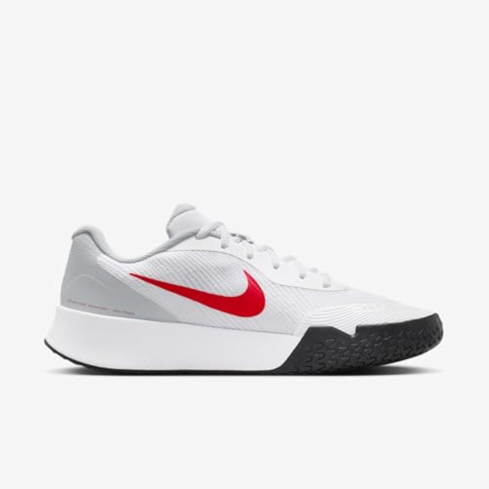 Nike Vapor Lite 3 Men’s Hard Court Tennis Shoes (White/Pure Platinum/Light Crims