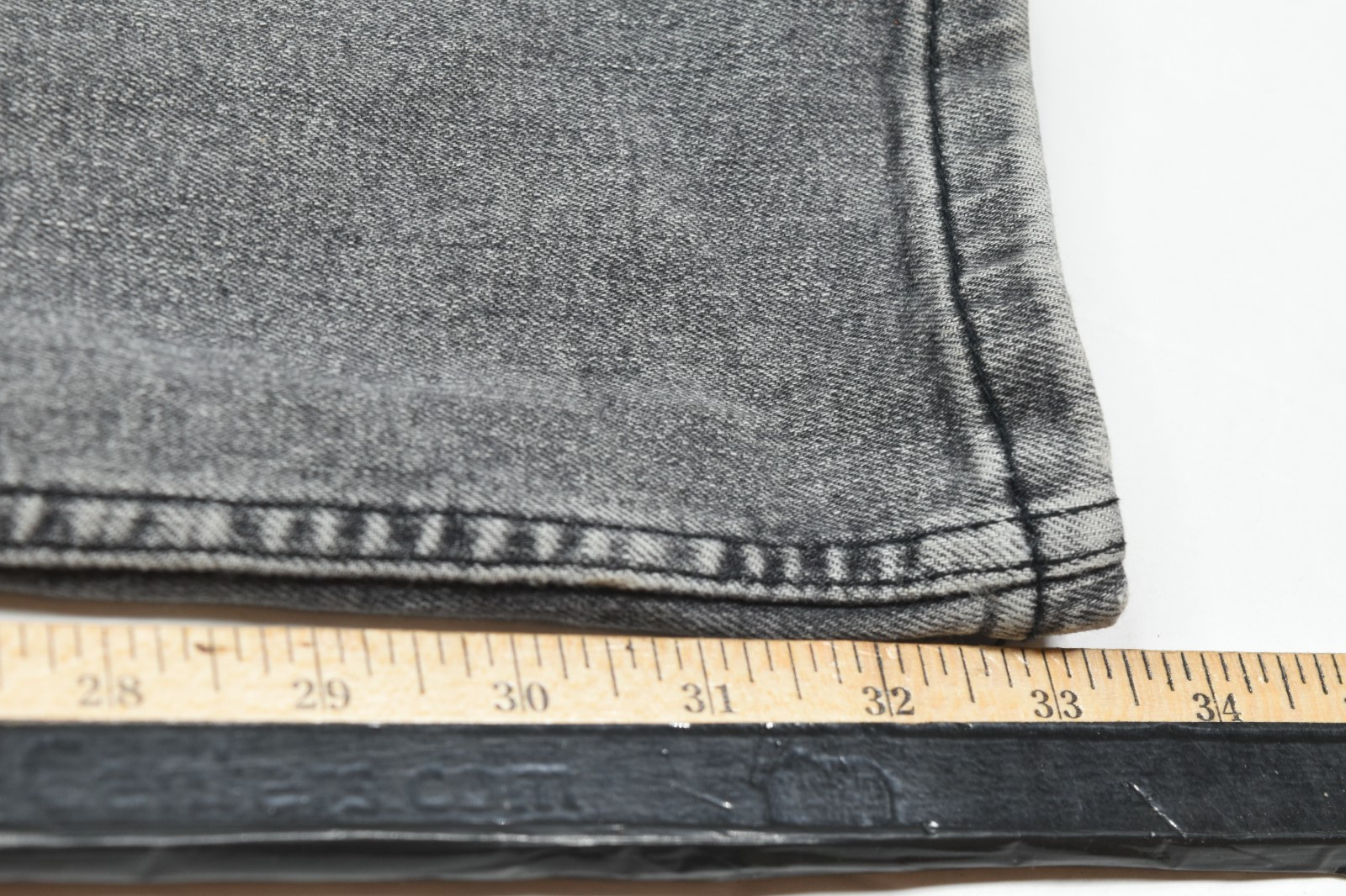 Levis 510 Jeans Mens 34×34 Black Faded Skinny Fit Tapered Leg Cotton Denim