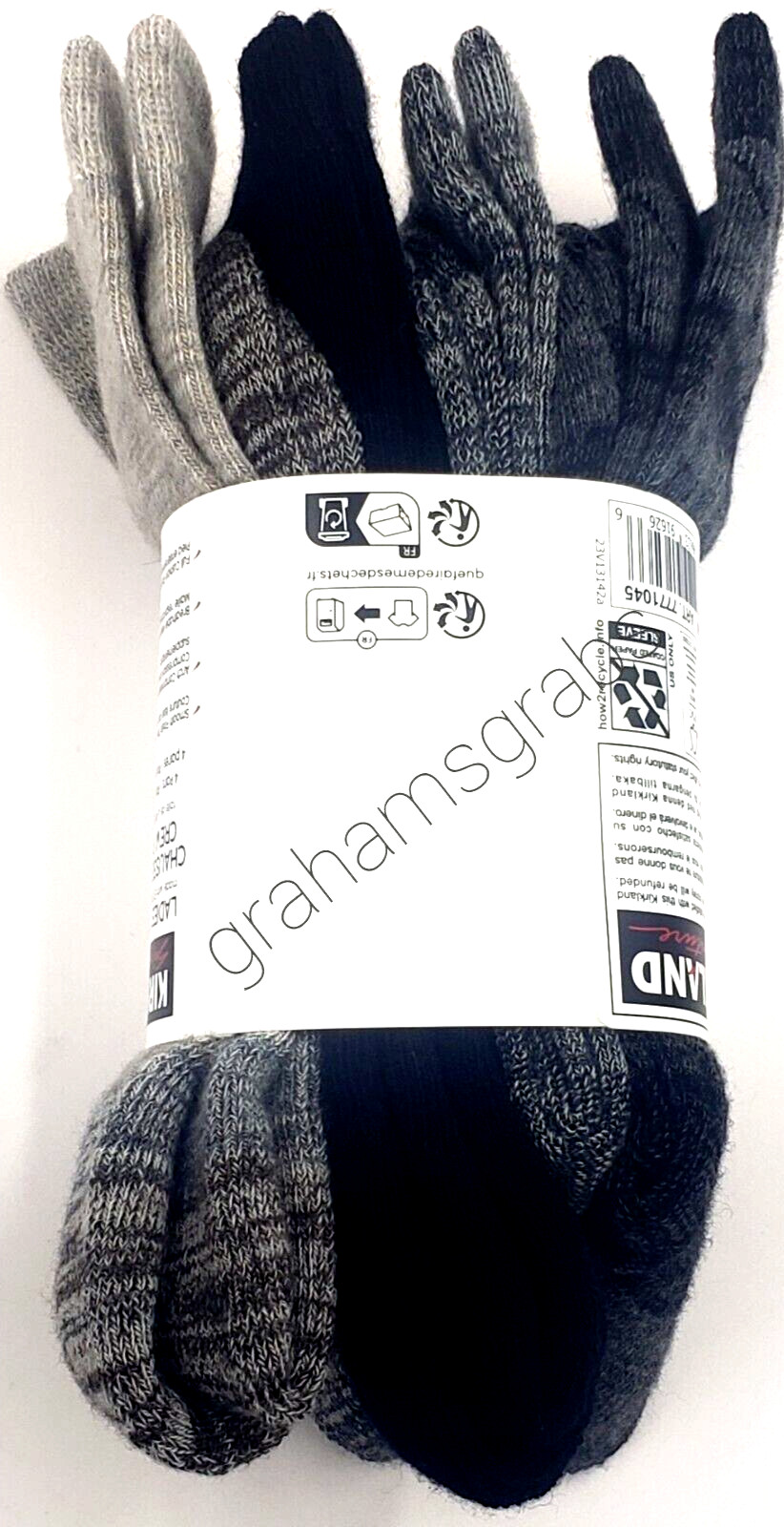 KIRKLAND LADIES WOMENS EXTRA FINE MERINO WOOL BLEND CREW SOCKS (4 PAIR) CHOICE!