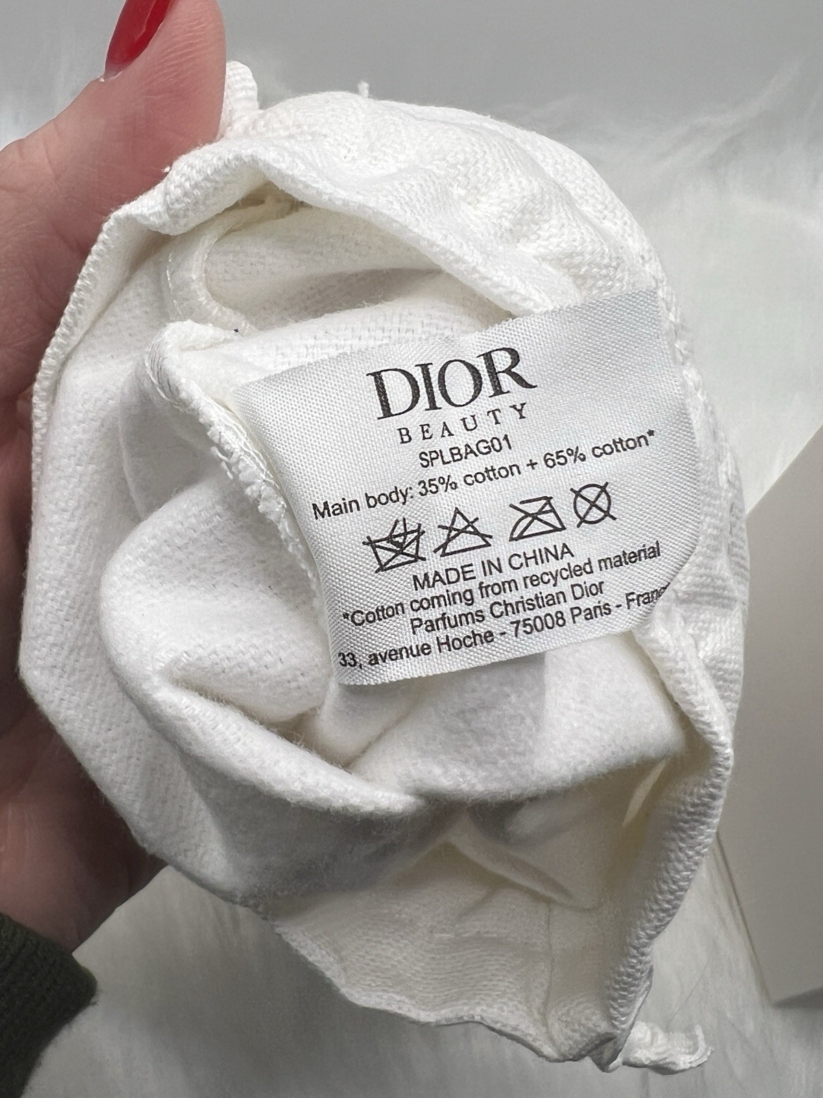 Christian Dior Mini Bucket Bag Straw Raffia Pouch VIP Novelty GWP Duster Box