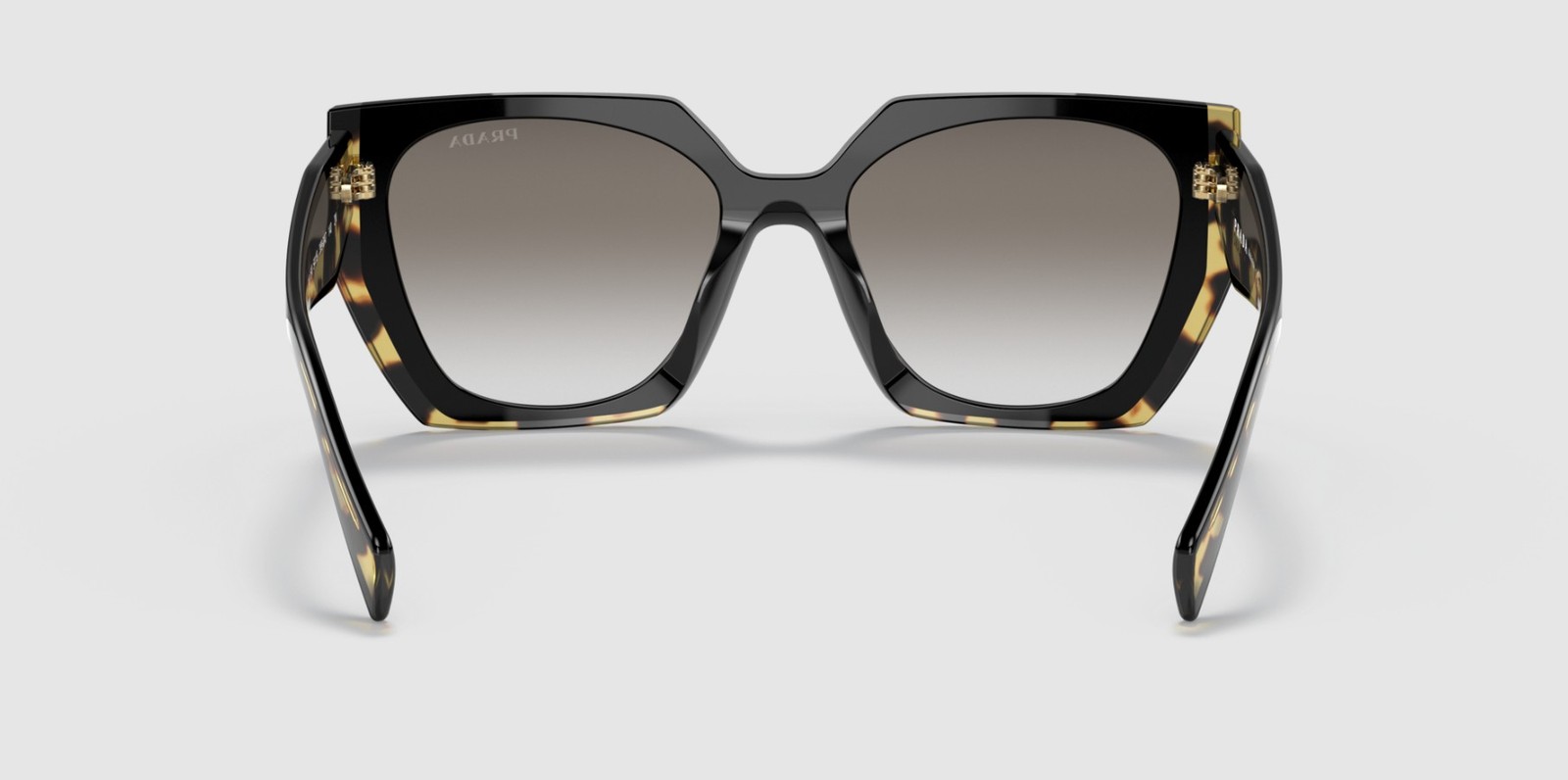 PRADA PR 15WS 3890A7 Black Medium Tortoise Grey Gradient 54mm Women’s Sunglasses