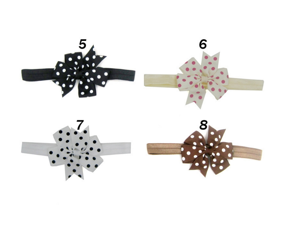 20 Pcs Newborn Baby Girl Headbands – Infant Toddler Bow Hair Band Accessory Set