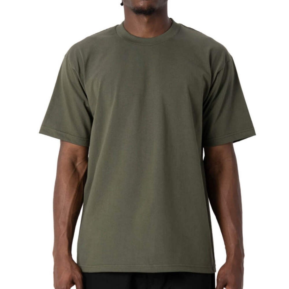 Pro Club Men’s Heavyweight Cotton Short Sleeve Crew Neck T-Shirt (More Colors)