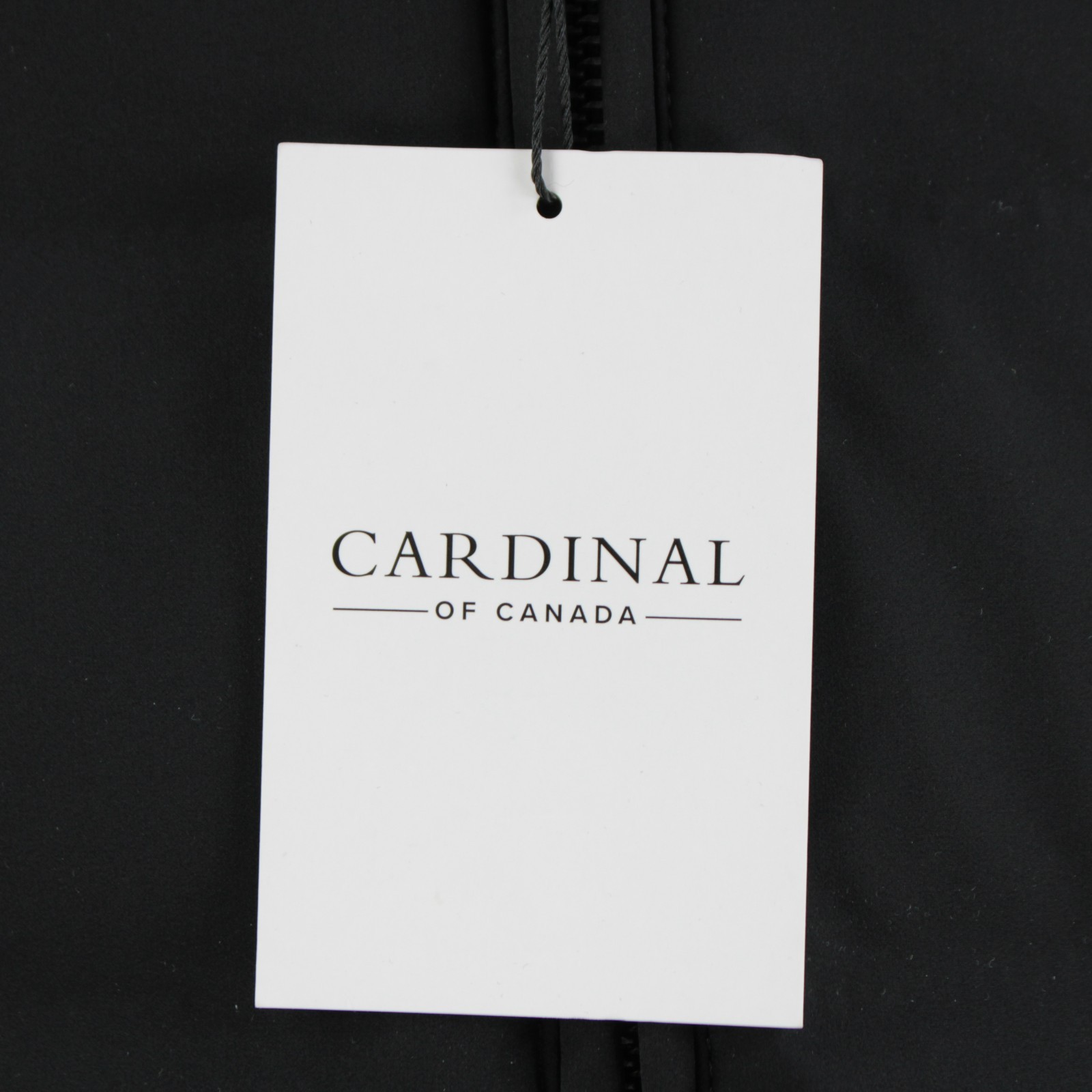 Cardinal of Canada NWT Nylon Blend Hooded Jacket Size Large US In Black