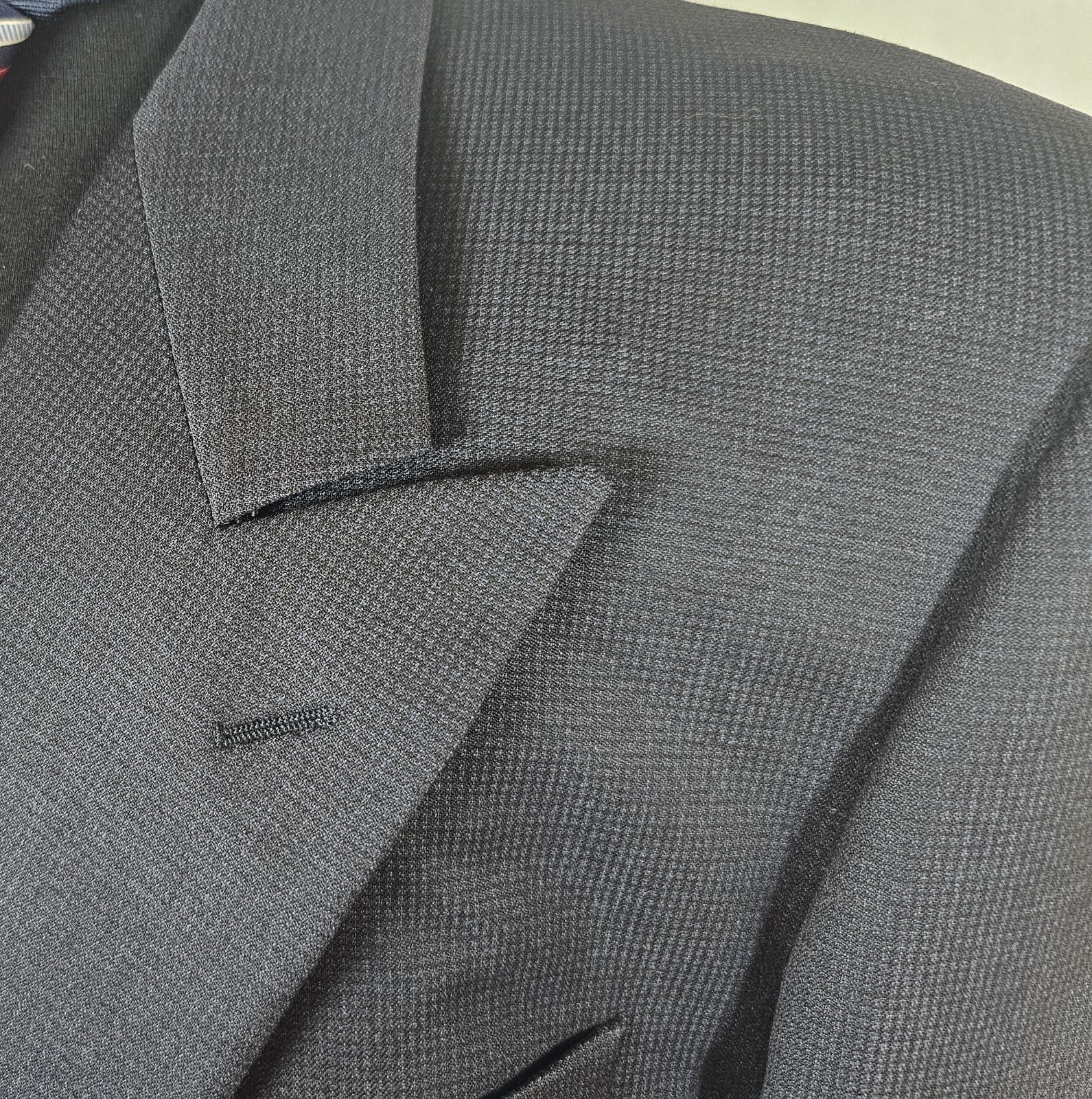 ⭐️🔥Vintage 90s-MINT-RARE-Corneliani-Double Breasted-MICRO CHECK-HOUNDSTOOTH-44R