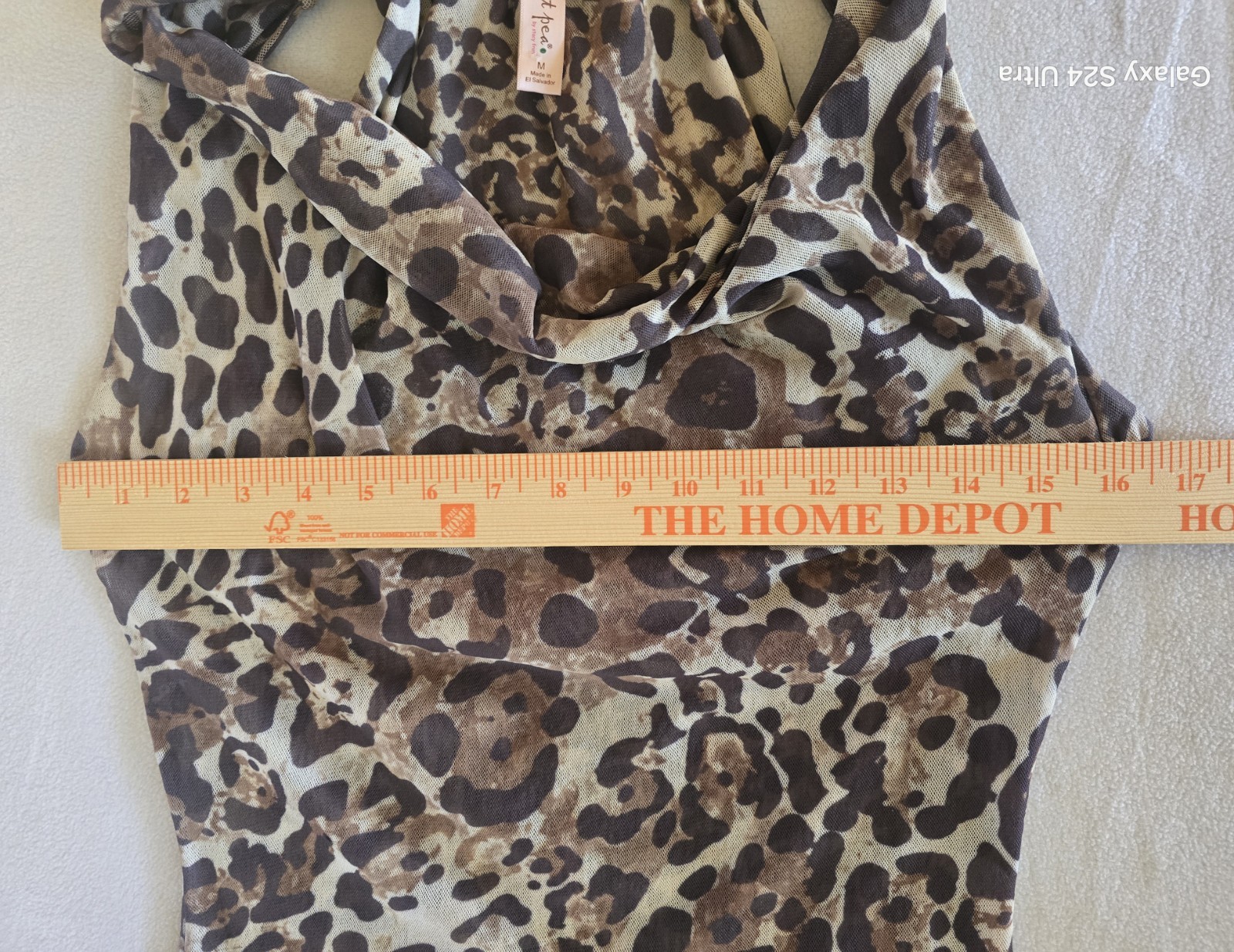 Vintage Y2K Sweet Pea by Stacy Frati Animal Print Nylon Mesh Sleeveless Top M
