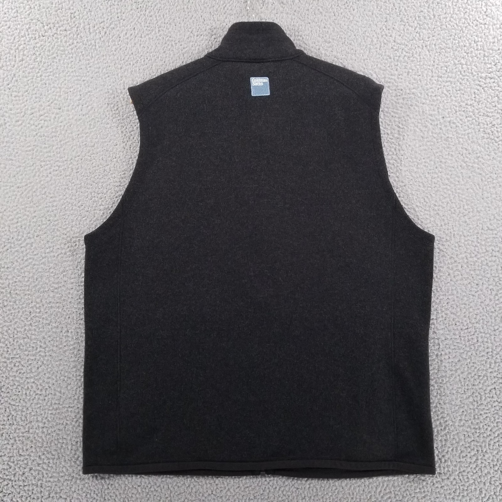 Patagonia Vest Mens XL Black Better Sweater Vanderbilt University Goldman Sachs