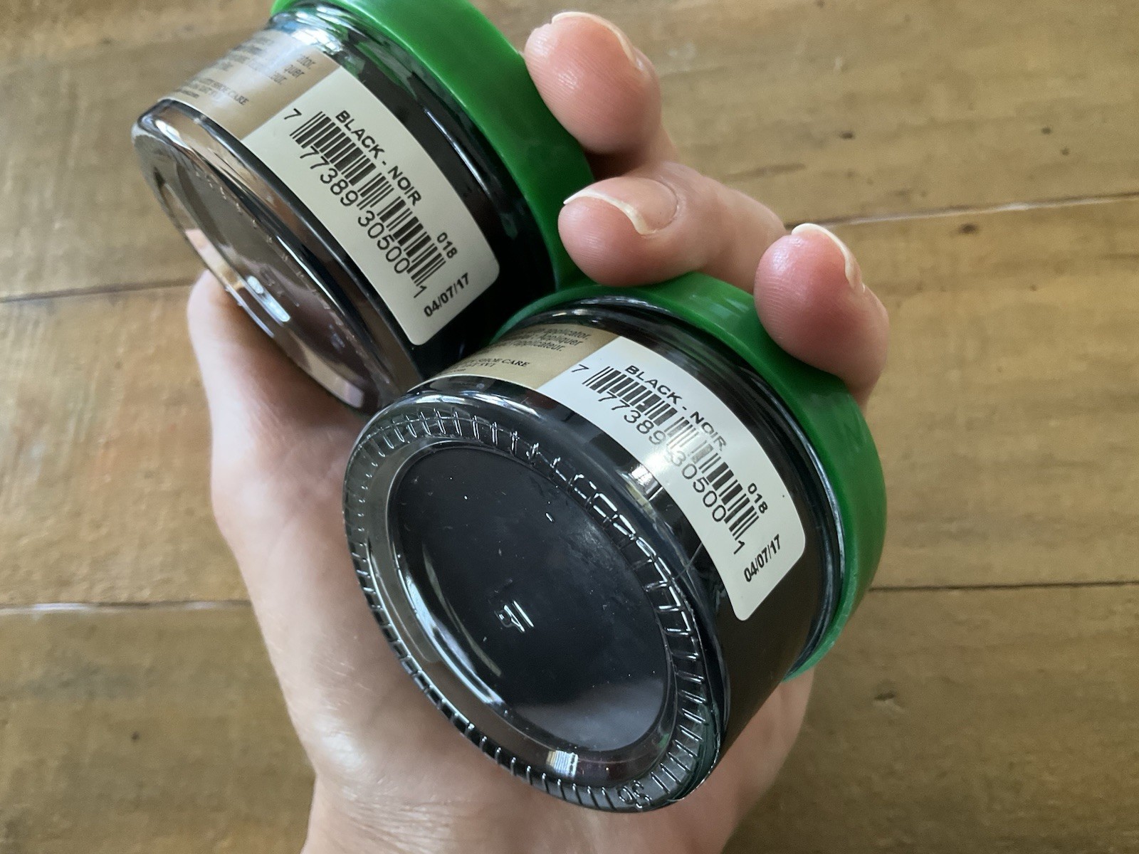 2 Jars Moneysworth Best Boot & Shoe Cream Polish 50ml 1.7oz (BLACK)