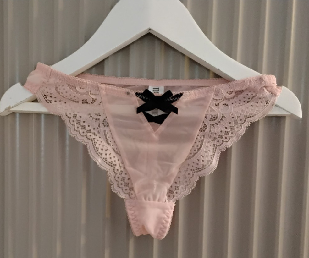 TDR BOUTIQUE None Padded Lace Balconette Bra & thong set Pink SZ EUR 85B UK38B