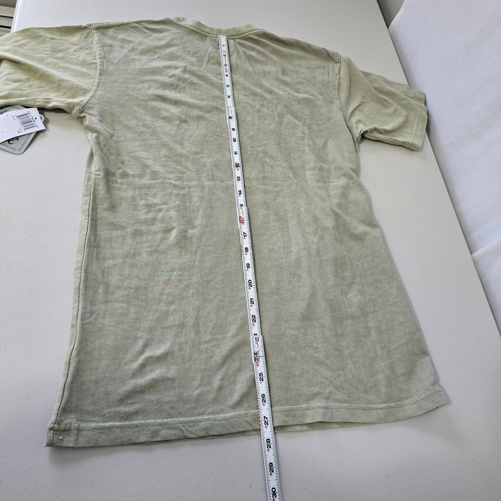 U.S. Apparel Short Sleeve Cotton T-Shirt Women’s M Tan – Green Crew Neck NWT