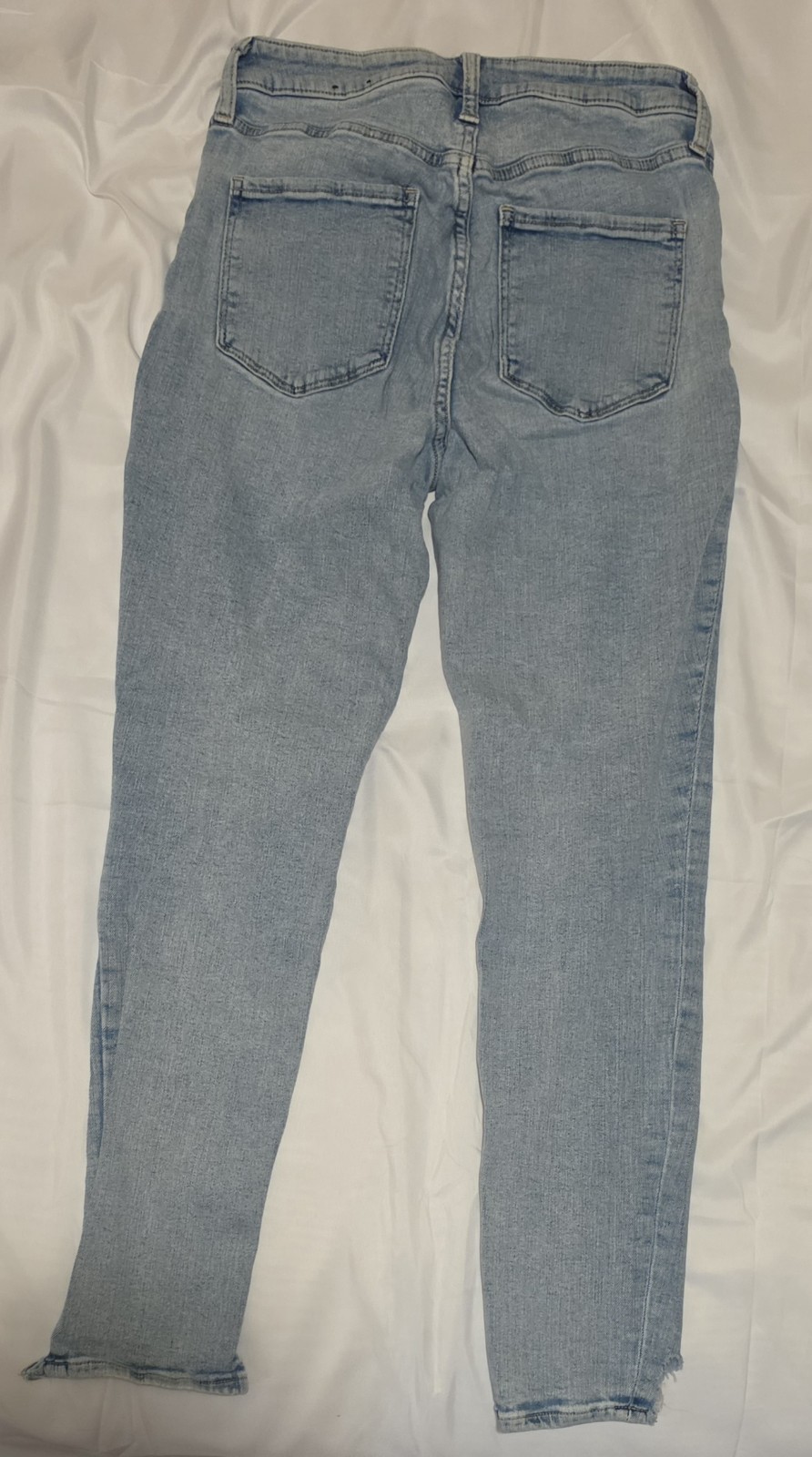 Gap Universal Leggings Distressed Skinny Jeans Light Wash Sz 8