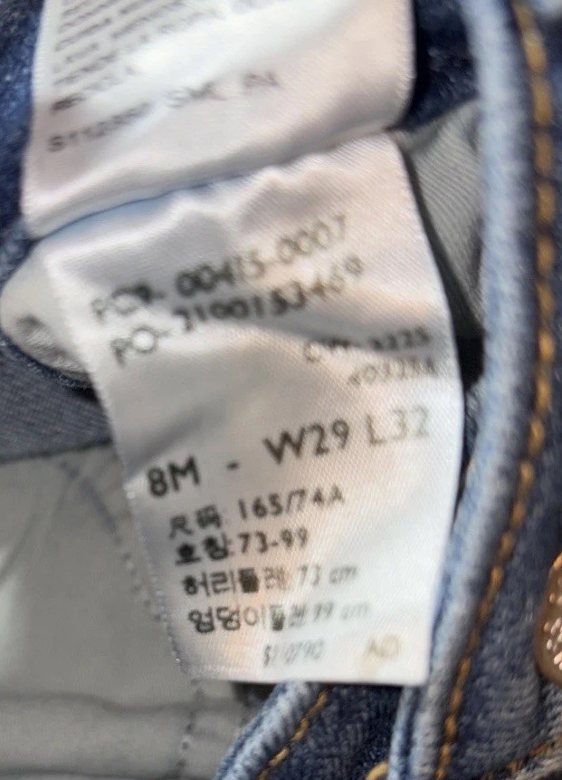 Levis Classic Boot Women’s Jeans Levi’s Stretch Denim Size 8 M – 29 x 32 – 8M
